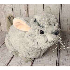 9" GANZ Webkinz Grey & Pink Chinchilla HM441 Plush Stuffed Animal, No Code